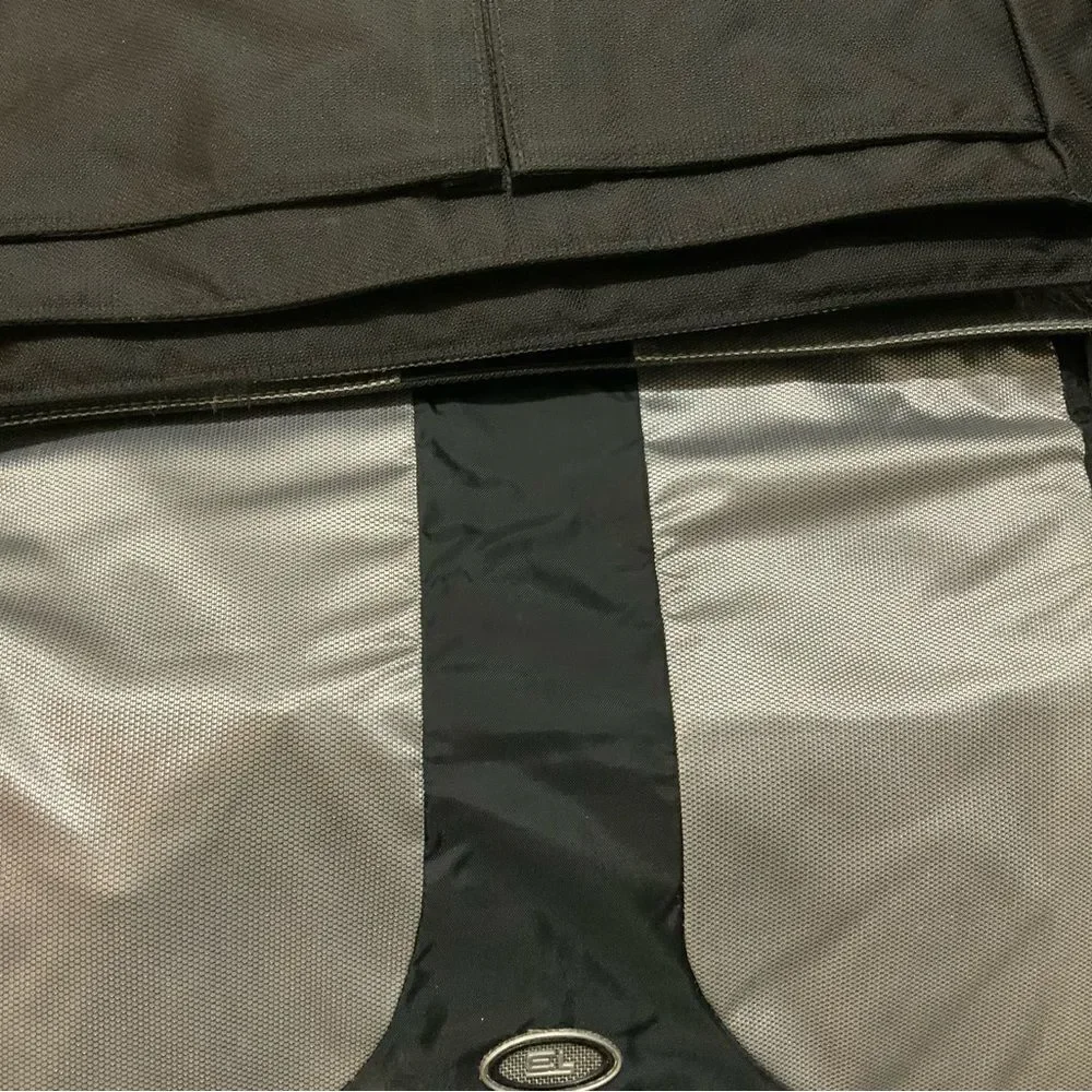 TUMI Crossbody Messenger Laptop Bag Flap 6507 D Black nylon